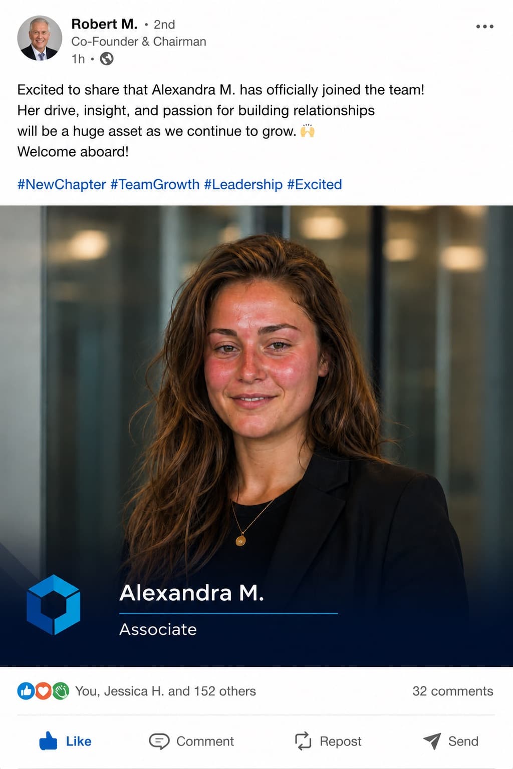 Alexandra M. joins as Associate